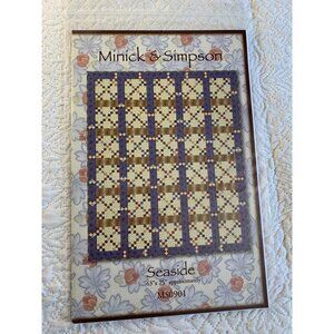 Minick and Simpson Seaside Quilt Pattern MS0901 - New